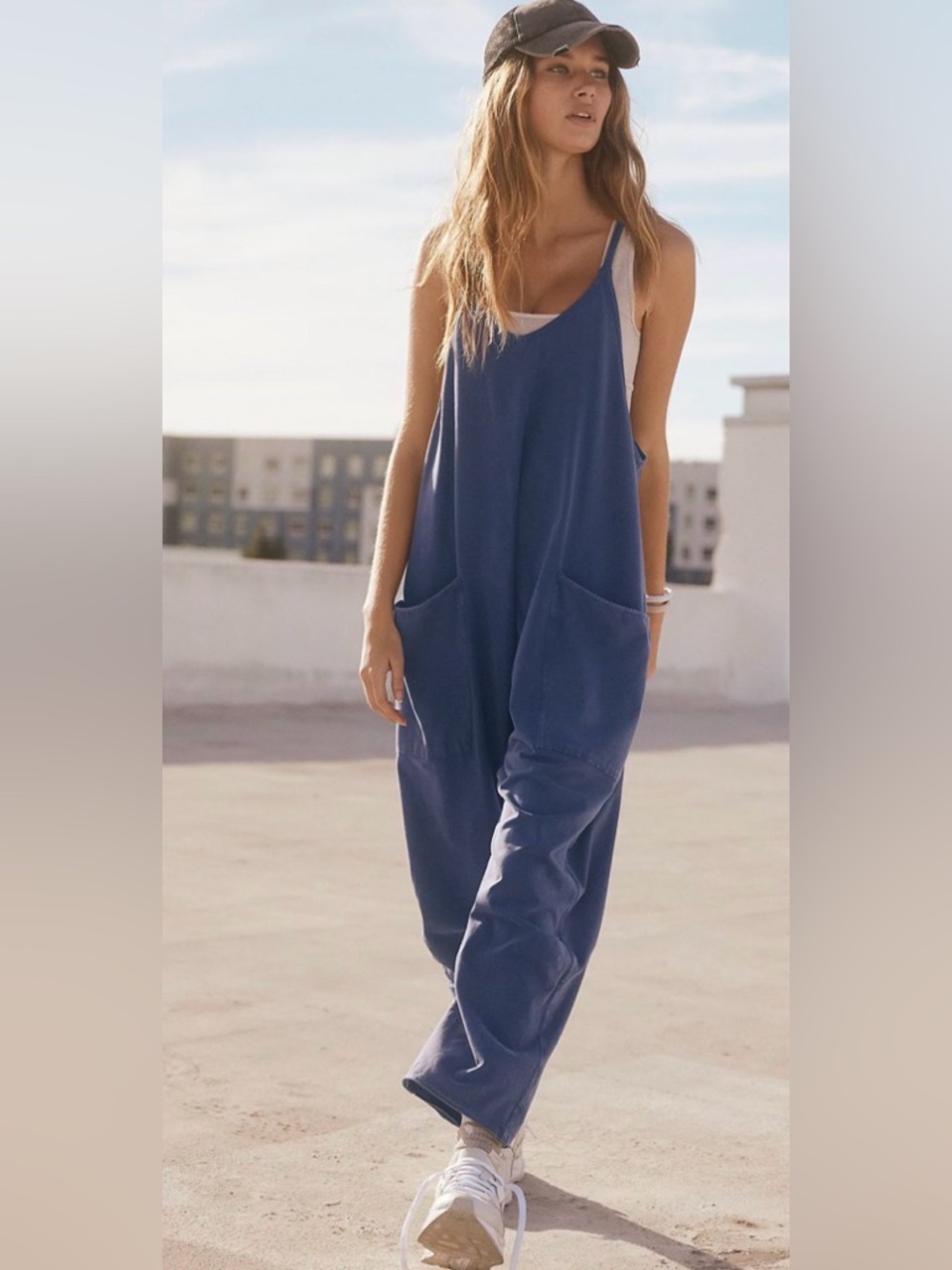 FP Movement by Free People Navy Hot Shot Onesie